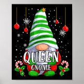 Poster Queen Gnome Christmas Pajamas Matching Family Grou (Devant)