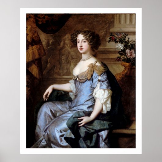 Poster Queen Mary II par Sir Peter Lely (Devant)