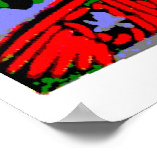 Poster Queen of Cards Abstrait (Coin)