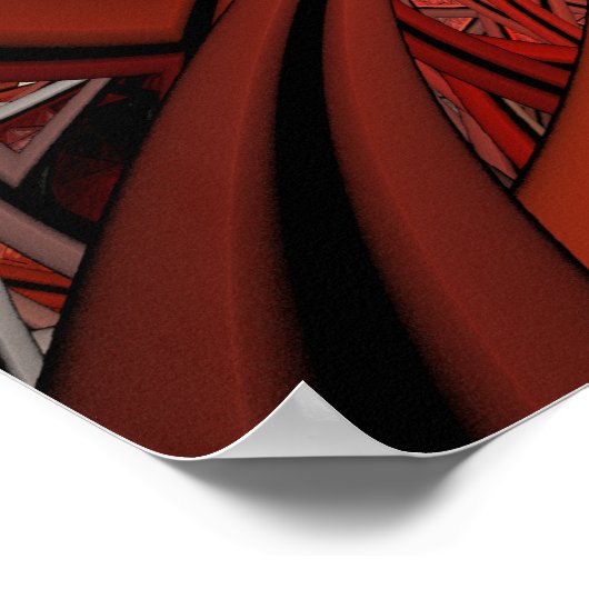 Poster Queen Of Hearts Fractal (Coin)