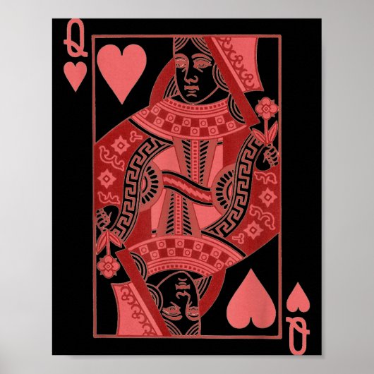 Poster Queen Of Hearts Valentines Day Cool V-day Couple M (Devant)