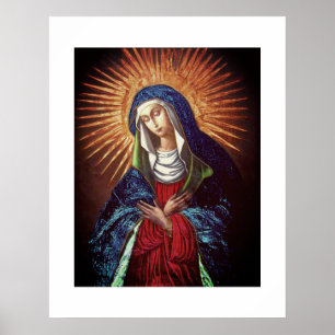 Poster Queen of Heaven Peinture originale restaurée