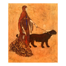 Queen of the Ebony Isles Edmund Dulac Art