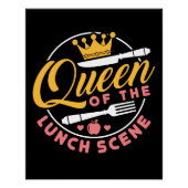Poster Queen of the Lunch Scene Jote Lunch Lady (Devant)