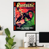 Poster Queen of the Panther World : Imaginaire Pulp Ficti (Bureau à domicile)