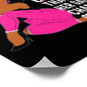 Poster Queen Rose Ruban Le mois de sensibilisation au can (Coin)