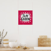 Poster Queen Slay Poster Wall Art (Cuisine)