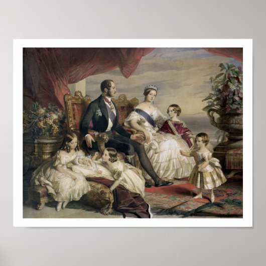 Poster Queen Victoria (1819-1901) et Prince Albert (1819) (Devant)