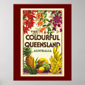 Poster Queensland Australie (Devant)