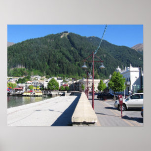 Poster Queenstown, Otago, Nouvelle-Zélande