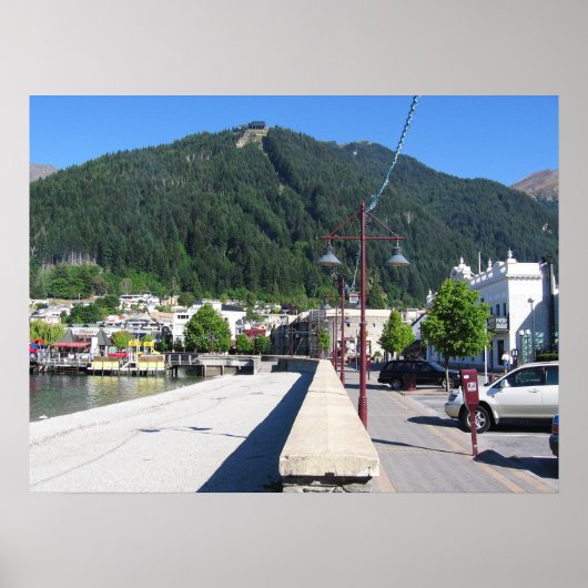 Poster Queenstown, Otago, Nouvelle-Zélande (Devant)