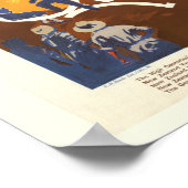 Poster Queenstown, Vintage voyage néo-zélandais (Coin)