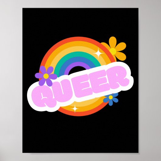 Poster Queer. LGBT+Pride. (Devant)