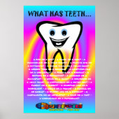 Poster Quefoki Teeth Value Papier (Matte) (Devant)