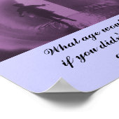 Poster Quel âge auriez-vous ? -affiche (Coin)