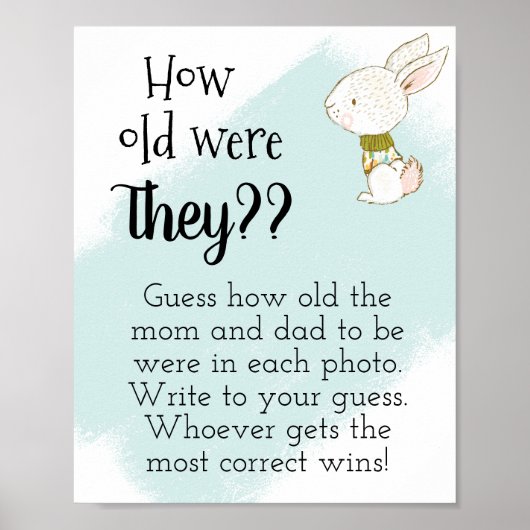 Poster Quel âge avaient-ils ? Bunny (Devant)