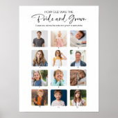 Poster Quel Âge Avaient-Ils Été Marié & Groom Fête des ma (Devant)