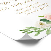 Poster Quel âge avait la mariée - Jeu de baby shower sur  (Coin)