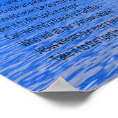 Poster "Quel ami nous avons en Jésus" (Coin)