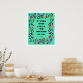 Poster Quel amour est (Cuisine)