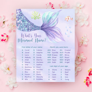 Poster Quel est votre nom de sirène jeu