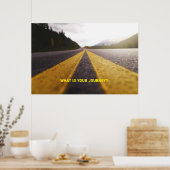 Poster quel est votre voyage ? (Cuisine)