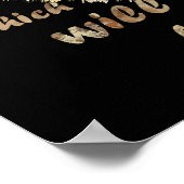 Poster "Quel loup allez-vous nourrir" Inspiration Wolf Ar (Coin)