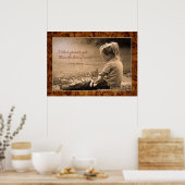 Poster Quel plus grand cadeau que l'amour d'un chat. (Cuisine)