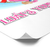 Poster Quel Que Soit Ce Qui Flotte Votre Flamant rose Sil (Coin)