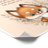 Poster Quelle est la taille du Baby shower de chute du ve (Coin)