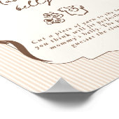 Poster Quelle est la taille du ventre de maman Cafe Bebe (Coin)