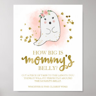 Poster Quelle est la taille du ventre de Maman ? Panneau