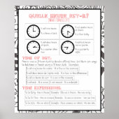 Poster Quelle heure est-il ? Quelle heure est-il ? (Devant)