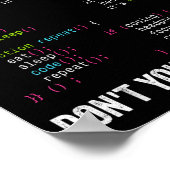 Poster Quelle partie de l'informatique ne comprenez-vous (Coin)