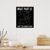 Poster Quelle partie de n'avez-vous pas compris pour le p (Cuisine)