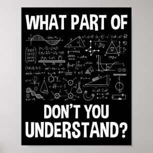 Poster Quelle partie de Ne comprenez-vous pas - Science M