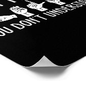 Poster Quelle partie de vous ne comprenez pas Enseignant (Coin)