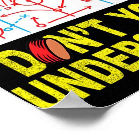 Poster Quelle partie de vous ne comprenez pas le hockey s (Coin)