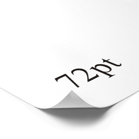 Poster Quelle police ? 72 points Palatino (Coin)