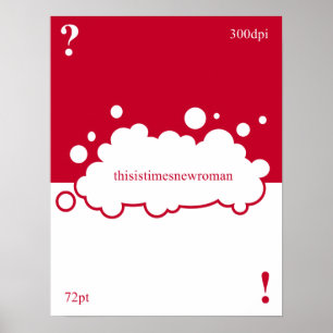 Poster Quelle police ? 72 points Times New Roman