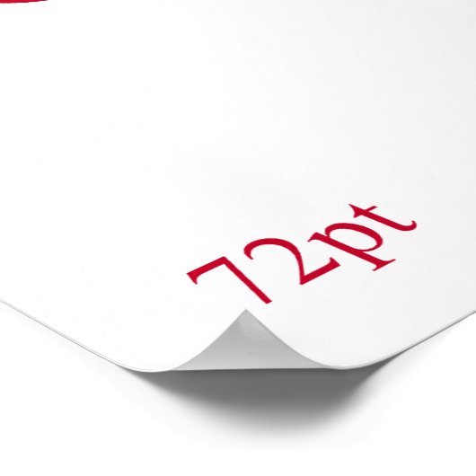 Poster Quelle police ? 72 points Times New Roman (Coin)