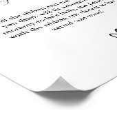 Poster Quelle taille a le Baby shower du ventre de la mam (Coin)