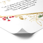 Poster Quelle taille est le baby shower ventre de maman (Coin)