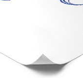 Poster Quelque Chose de Bleu Accueil de Réception de Mari (Coin)