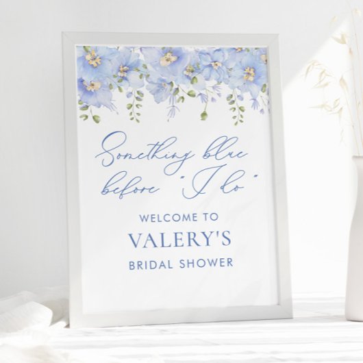 Poster Quelque chose de bleu avant de faire Fête des mari