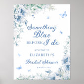 Poster Quelque chose de bleu avant de faire Fête des mari (Devant)