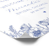 Poster Quelque chose de bleu avant de faire Fête des mari (Coin)