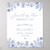 Poster Quelque chose de bleu avant de faire Fête des mari (Devant)