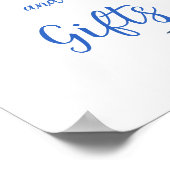 Poster Quelque chose de bleu avant de faire signe de douc (Coin)