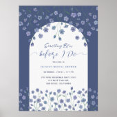 Poster Quelque chose de bleu avant de faire signe de Fête (Devant)